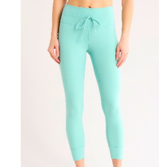 NEW Z by Zella Perform High Waist Drawstring Leggings in Teal Aquifer - Picture 1 of 1